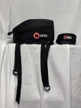 5691811212001121 Qbag Motorcycle Tail Bag #3 Removable 6.5 Liters With Small Phone/gps Tank