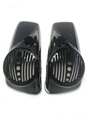 Wb-hl1584-157 Qin #qin 12.10 8 Inch Speaker Lids With Tweeter Port New For Harley Touring Models 2014