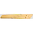 R-bli14-t6 Rooke Customs Gold Saddlebag Latch Inserts