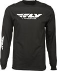 352-4040m Racing Long Medium Corporate Fly Sleeve T-shirt Black