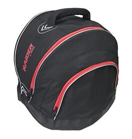 Raider Elite Motorcycle Helmet Bag Storage Fleece Lined Zip Up Black