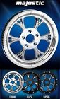 Rc Components Chrome Majestic Rear Sprocket Pulley Harley Softail Calypso