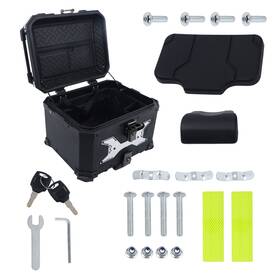 R6327171 Rdeluxi Motorcycle Hard Trunk Aluminum Luggage Rustproof And Dustproof Rear Waterproof