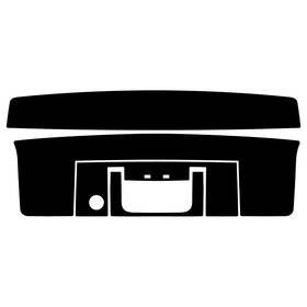 Bmw11-tc-b Real Time Industries Reflective Decals For Bmw 1100/1150 Rt/rs Top Case Black