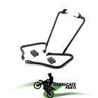 T004b Rear Saddlebag Brackets Guard Crash Bar For Harley Touring 2014-2022 Gloss Black