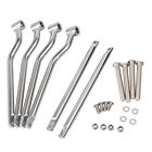 Hukyu-82yf030 Rear Saddlebag Support Rack Bar Bracket Chrome For Harley Touing Fl Fx Softail