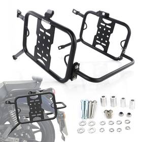 Fb019hwshb80-pp Rearace Steel Saddlebag Support Side Pannier Racks Black Fit For Meteor 350 2021-2025
