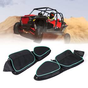 Rkhwdb02 Rearace Black Rear Door Bags Storage Pocket Set Fit For Polaris Rzr Xp 1000 2014-2018