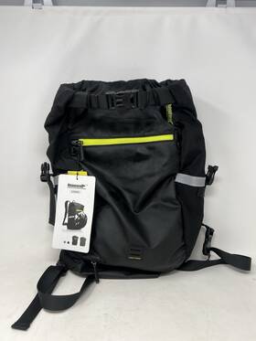 X20601 Rhinowalk Motorcycle Bicycle Backpack Roll Top Dry Bag Adjustable Helmet Harness