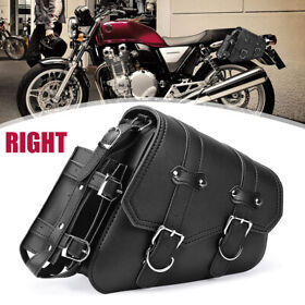Sqc2734549 Right Motorcycle Side Saddle Bags Pu Tool Bag Waterproof Universal
