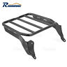 Rih115b Gloss Black Sissy Bar Sport Luggage Rack For Harley Softail