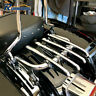 Rihd022e Chrome Sissy Bar Stealth Luggage Rack For Harley Touring Flht