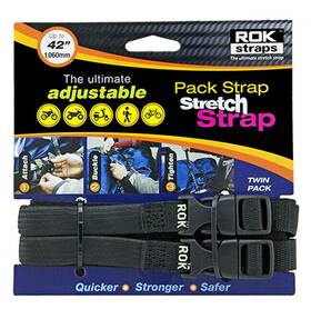 2014-004 Rok Straps Medium Duty Stretch Strap 42in Black