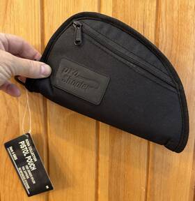 6805 Roma Collection Medium Sizes Pistol Pouch Black