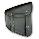 Ssb14828 Saddle Black Motorcycle Solo Bag -pcs Synthetic Leather