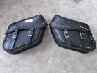Cah774sp Saddlebags Custom Suzuki Yamaha Oem Studded Large Hd Set Nos Touring
