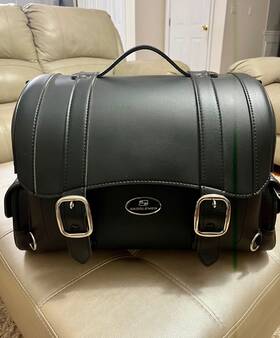 Ex000265 Saddlemen Trunk Bag Sissy Bar Express Drifter Buckles Motorcycle Luggage