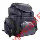 Sb345 Unknown Motorcycle Sissy Bar Bag Black W Laptop Sleeve Universal Fitment