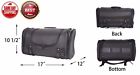 Sb84-med Dream Apparel Black Pvc Motorcycle Sissy Bar Trunk Roll Bag