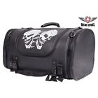 Sb84-skull-med Usa Bikers Dream Apparel Medium Motorcycle Sissy Bar Bag Trunk
