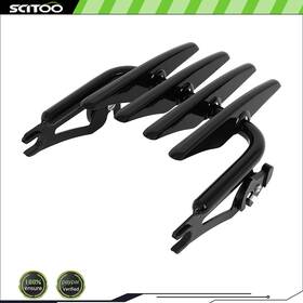 Sc17621it389tu Scitoo-autoparts Black Stealth Luggage Rack For Touring Road King Classic Cvo Street Glide New