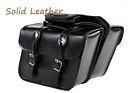 Sd4006 Dream Apprel Solid Leather Black Motorcycle Saddlebags For Victory Gunner Hammer More