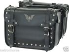 Sd4076-pv Bikers Dream Motorcycle Saddlebag Set Studded Bags Best Sale Ever