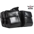 Sd4079-hook Bikers Dream Motorcycle Saddlebag Set Zip Off Bags Universal Fit