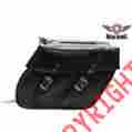 Sd4082-pv Dream Apparel Pvc Motorcycle Saddlebag With Heavy Duty Velcro Cover And Lock