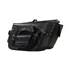 Sd4085-pv-ld Dream Apparel Motorcycle Saddlebag Leather Large Travel Luggage Universal Fit