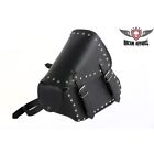 Sd4092-solo Dream Apparel Usa Bikers Studded Motorcycle Solo Black Swing Arm