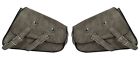 Sdc88 Dl Left Right Sided Brown Leather Swing Arm Solo Motorcycle