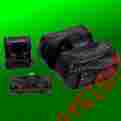 Sdl4 Bf Waterproof Hard Saddlebags Sissy Bag Set For Honda 4pc