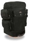 Sh688-blk-pcs Milwaukee Leather Large Retractable Nylon Sissy Bar Bag 226001019357