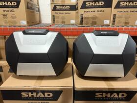 D0b38200 Shad Sh38x Aluminum Expandable Side Cases Panniers For Honda Bmw Ktm Suzuki