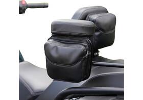 Arc-2rt Show Chrome Platinum Arm Rest Pouch - Passenger Two-toned Black