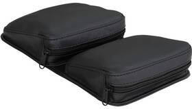 H44-4bk Show Chrome Dashboard Pouches Black/black Stitching #h44-4bk Polaris