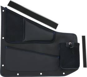H44-7dblu Show Chrome Console Side Organizer - Blue