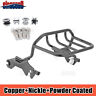 Si902050483b Black Sport Luggage Rack Mount Trunk Docking For Harley Fat