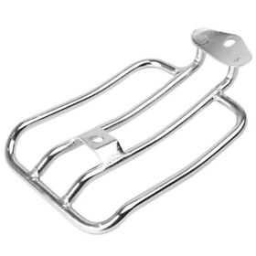 Silver Luggage Rack Solo Seat For Harley Davidson Sportster Xl883 1200 2004-15
