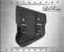 Slba-sbvrdl03 Night Special Harley-davidson Larosa Black Leather Harley V Rod Left Mount Saddlebag