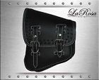 Slba-ssbbl03cwhite La Rosa Black Leather