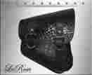 Slba-ssbbr05 Softail La Rosa Harley-davidson Black Gator Emboss Leather Harley Rigid Right Mount Saddle Bag