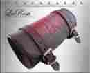 Slba-tb0105lrd Softail Sportster Dyna Custom La Rosa Harley-davidson Dark Shedron Leather Emboss Cross Harley Tool Bag