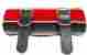 Slbr033007 La Rosa Design Motorcycle Mexican Serape Roll Up Blanket Black Belt Rainbow Slbr033007 La Rosa Design Motorcycle Mexican Serape Roll Up Blanket Black Belt Rainbow