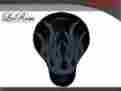 Slst-0903 02ec Chopper Bobber Custom La Rosa Harley-davidson 16 Black Leather Blue Flame Design Harley Springer Solo Seat Slst-0903 02ec Chopper Bobber Custom La Rosa Harley-davidson 16 Black Leather Blue Flame Design Harley Springer Solo Seat
