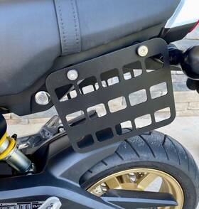 Sbl-030 Small Bore Legends 2022 Honda Grom Msx 125cc Rigid Molle Saddle Bag Mount Panel