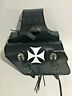 So42l Mattran Leather New Genuine Black Cowhide Motorcycle Saddle Bags Made