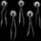 Ds-110910 Specialties Leather Drag Chrome Conchos Ds110910