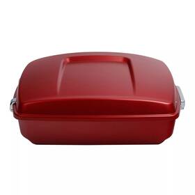 Tp4-cb-wrd Sportfairings #lion-capt Chopped Tour Pack Pak Trunk For Harley Touring 93-13 Wicked Red Denim